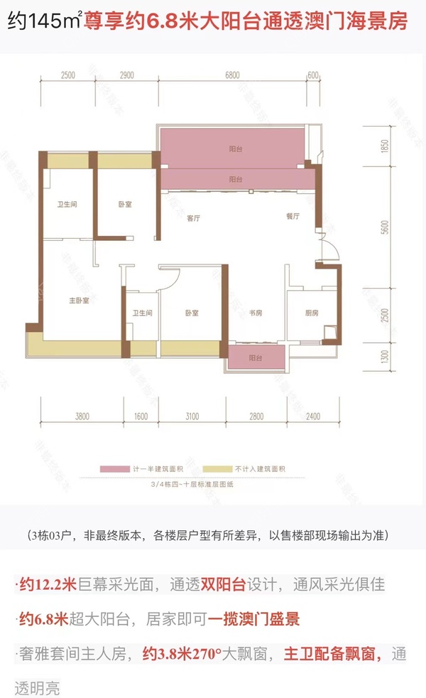 华发广场横琴府 - 户型图