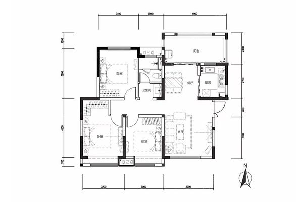 建业中和家园 - 户型图