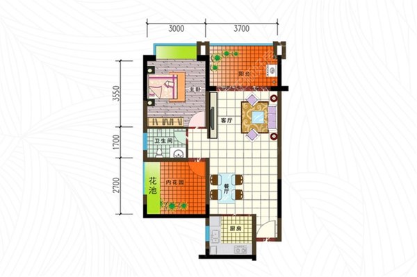 四季康城四期水岸城邦 - 户型图