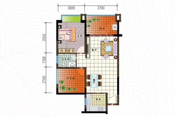 四季康城四期水岸城邦 - 户型图