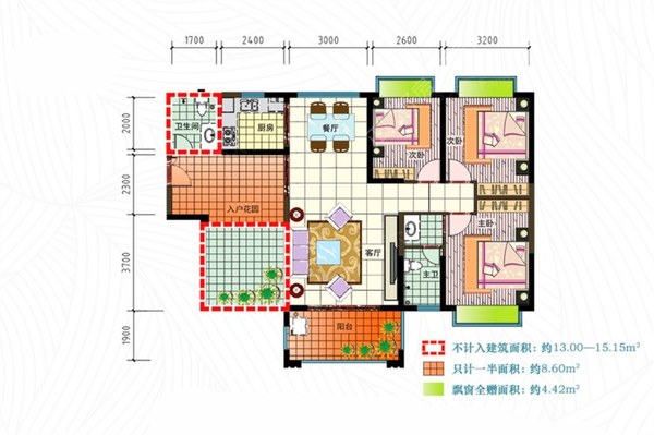 四季康城四期水岸城邦 - 户型图