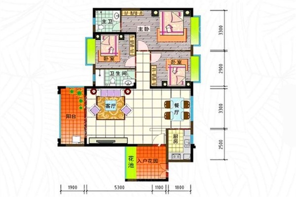 四季康城四期水岸城邦 - 户型图