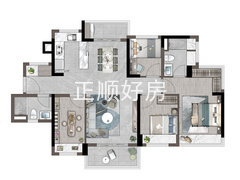 98㎡丨四房两厅两卫