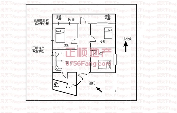 桃园路住宅80平3房户型.jpg