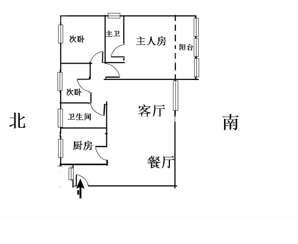 珠海中心 5中6小 柠溪宏大花园精装3房2卫 中间楼层 业主自住