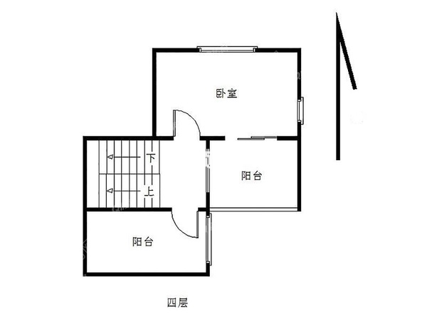 户型图地面4楼