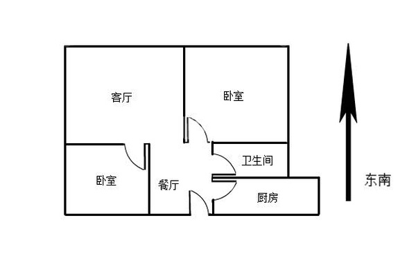 阳光都市2室1厅1卫在售房源图片