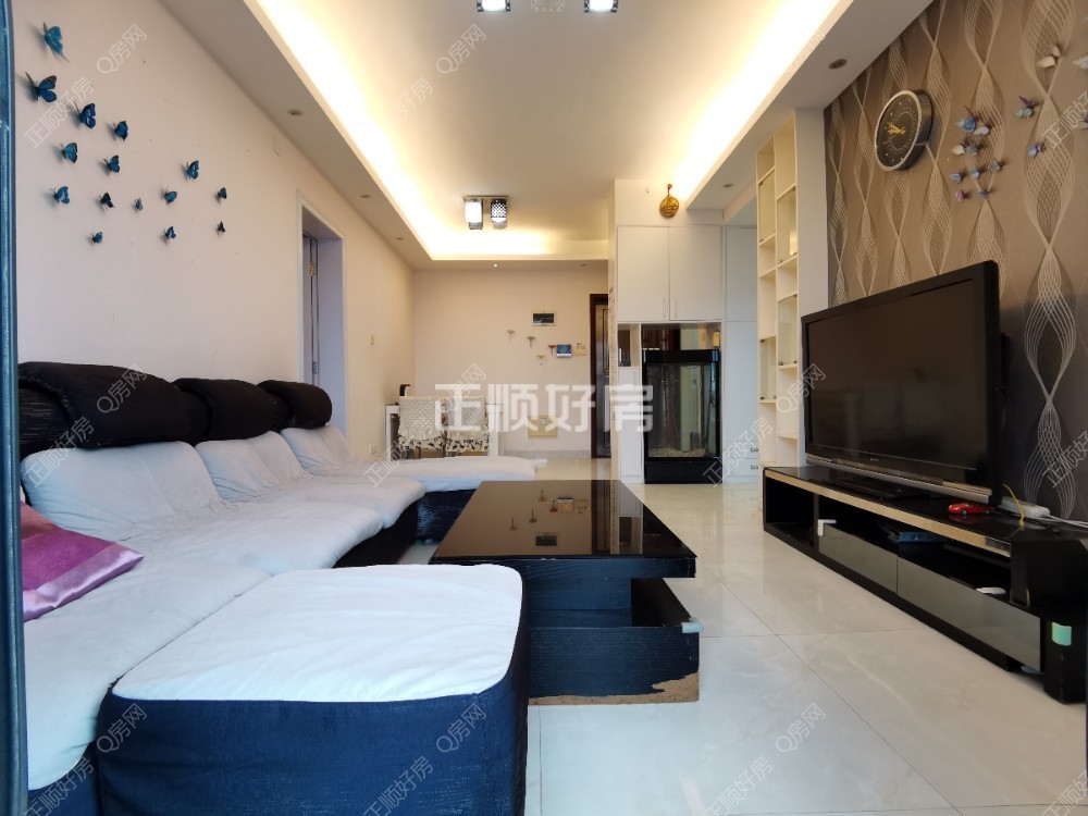 招商花园城一期 2房2厅1卫 精装 90.00平