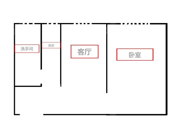 南屏新村1室1厅1卫在售房源图片