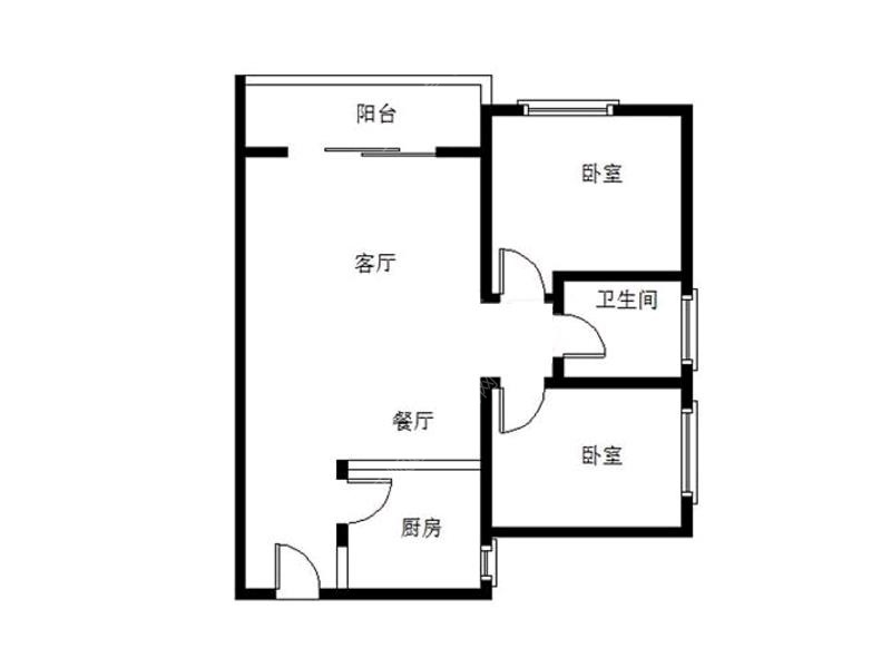 东方顺景园 精装两房 电梯高层 家私家电齐全 拎包可入住