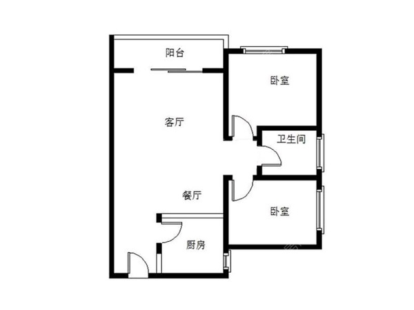 东方顺景园 精装两房 电梯高层 家私家电齐全 拎包可入住