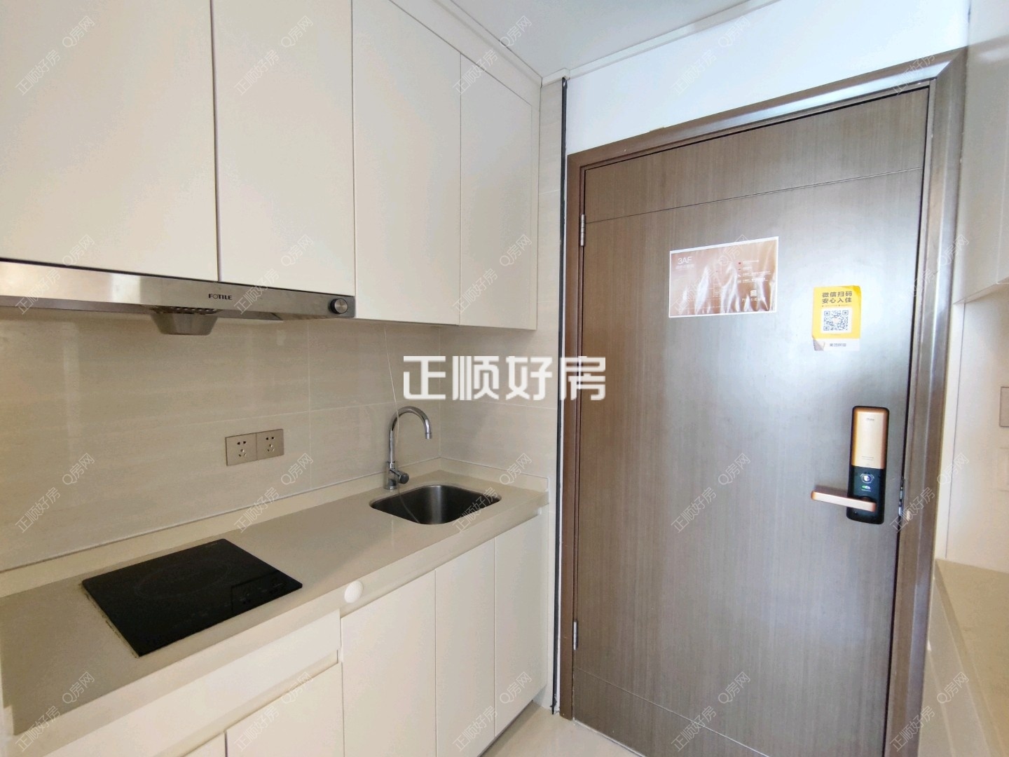 珠海万科石花66号厨房照片_万科石花66号 单身公寓 拎包入住 繁华低调 家私家电齐全