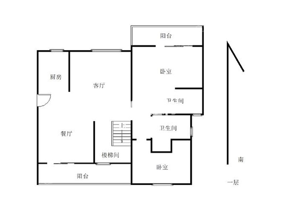 户型图一层