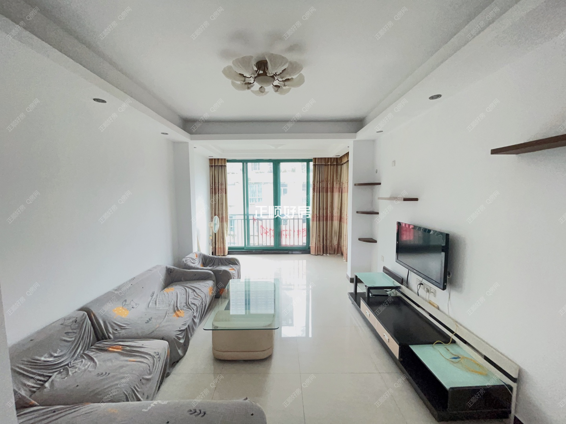 第9中学，棕榈假日，103平，南北通3房出售，