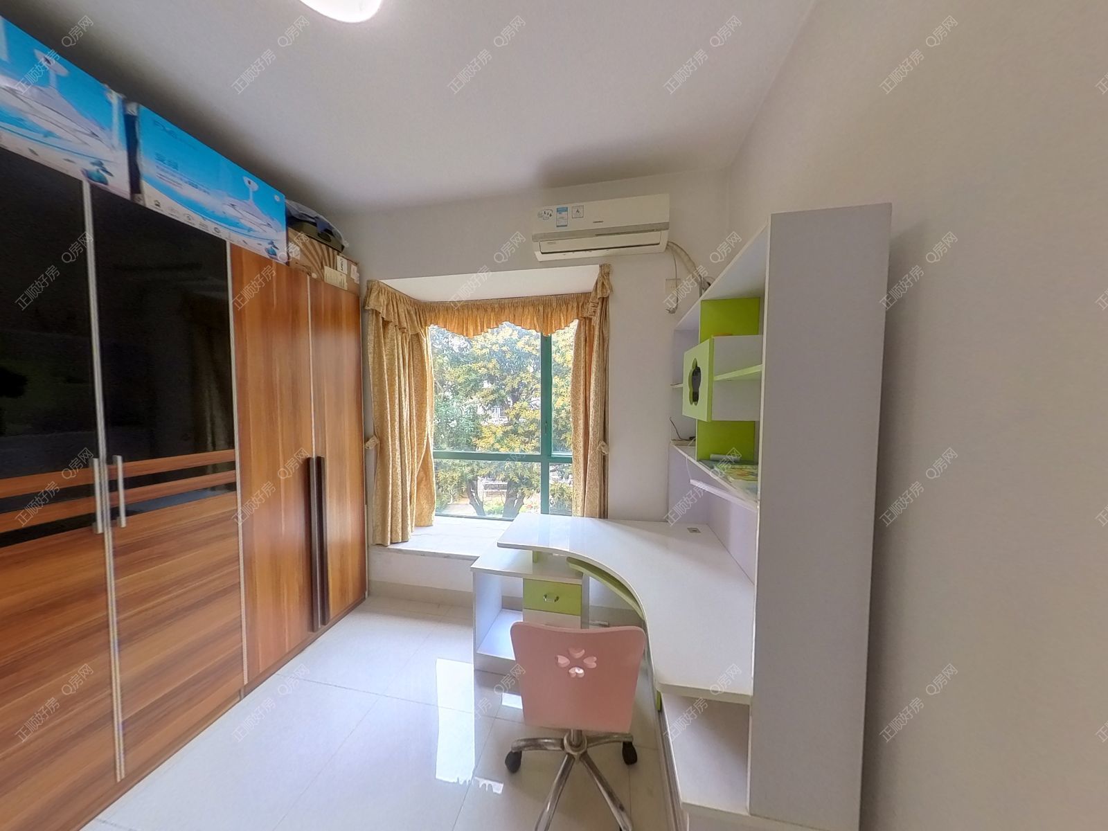 珠海棕榈假日书房照片_棕榈假日精装3房  南北通透 一梯两户 云峰小学 九中 