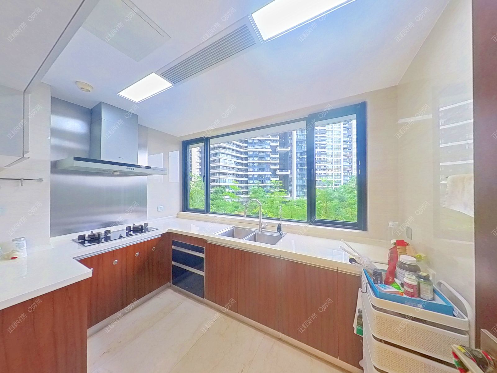 珠海中信红树湾花园厨房照片_中信红树湾北区 3房2厅2卫 精装 148.53平