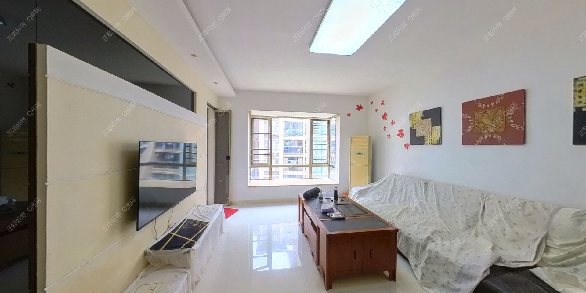 新香洲 五洲康城 看小区园景三房 清爽装修 拎包入住