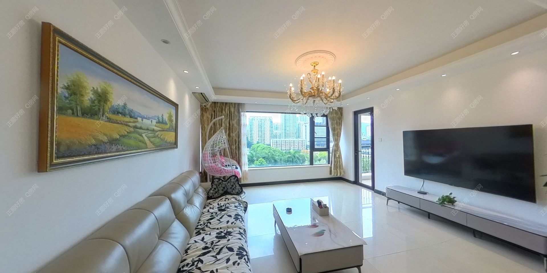 华发商都旁华发新城五期，板楼大平层，南北通双阳台