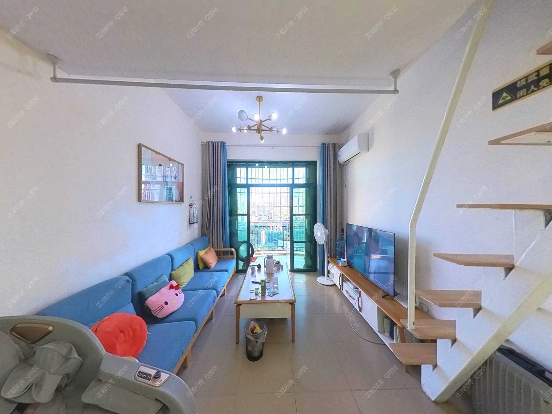 拱北富华里旁（银石雅园）电梯三房复式 