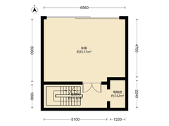 -1楼3车位6米挑高