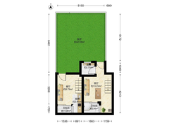 北向3个房，右边的3号左边4号房