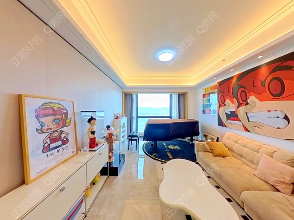 正顺好房 - 中海环宇城 一栋 东南朝向 澳门全河景 豪华装修 三房两厅两卫 出售,总价360.00万 面积122.00平方 建筑年代2019年