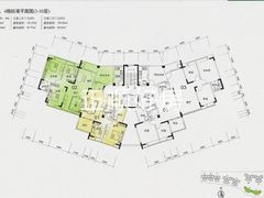 1,2,3,4栋3-10层平面图