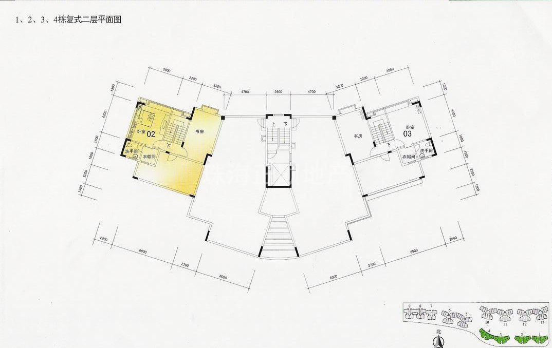 1,2,3,4栋复式2层