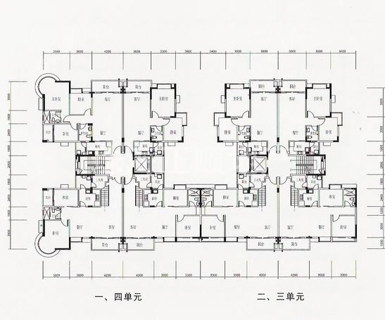 1栋顶层复式（一层）