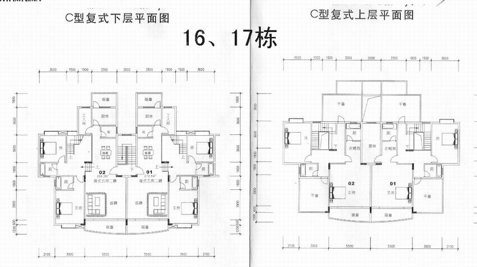 16、17栋复式