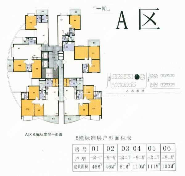 A区8栋标准层
