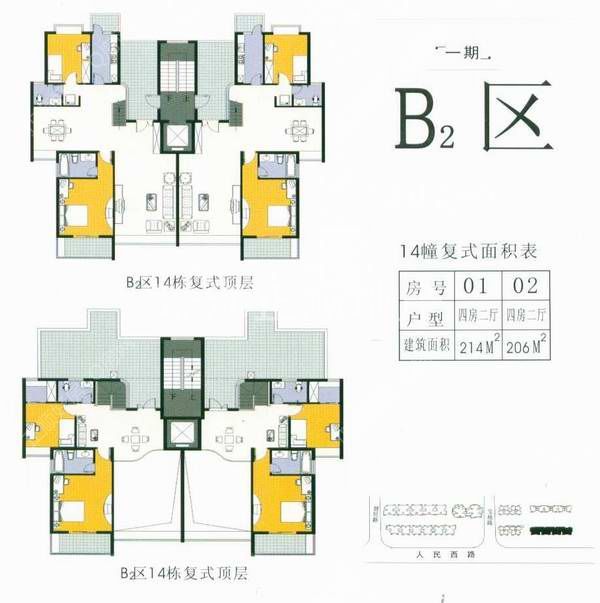B2区14栋复式