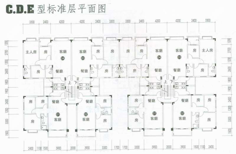 C－D－E户型