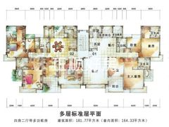 多层平面图