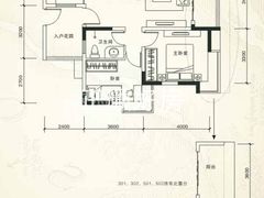 7、8栋01、02房77.9平方