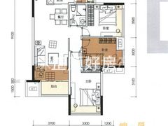 3-5栋03 3室2厅88.11
