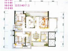 10栋、11栋01、03户型