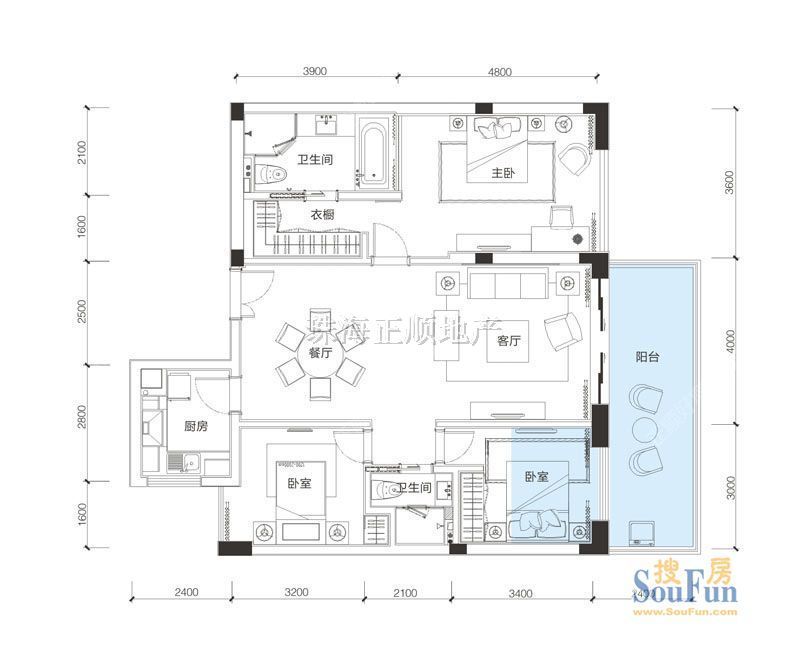 3单元02,137.6,3房